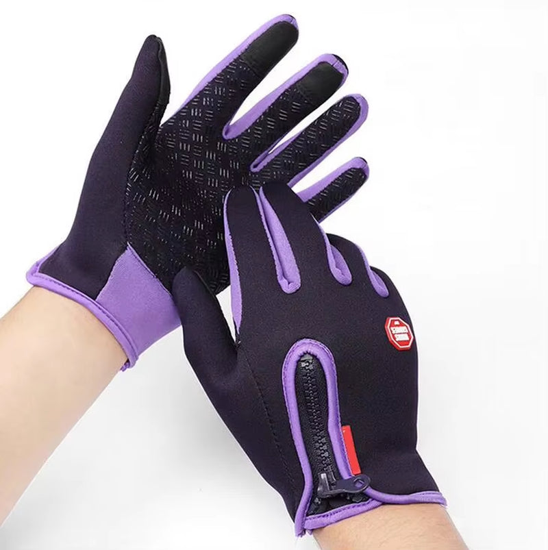 Motocross Gloves for Winter Warm Moto Gloves Touch Screen Windproof Outdoor Sport Gloves Warm Women Man Anti-Slip Waterproof